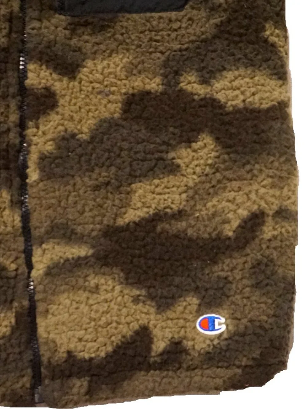 Champion Reversible Camo and Black Full Zip Vest Men’s Small